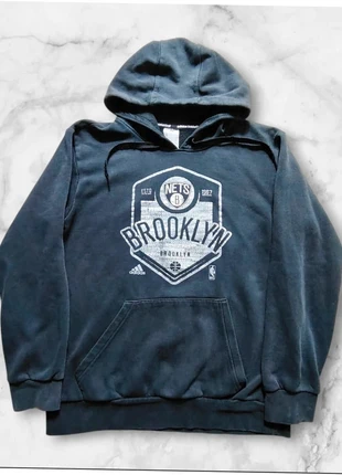 Sweat à capuche officiel NBA adidas – Brooklyn Nets – Saison 2014 – Noir – Taille M, brand: NBA, condizioni: Ottime, taglia: M, €25.00, €26.95 include la Protezione acquisti