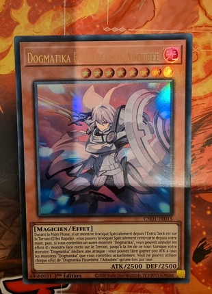 Yu-Gi-Oh! Dogmatika Fleurdelis, l'Adoubée : UR CH01-FR015, brand: Yu-Gi-Oh!, condition: New without tags, €1.00, €1.75 includes Buyer Protection