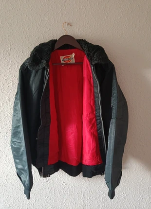 Vintage 80s/90s Dickies 🇺🇸 Black Satin Bomber Jacket 🧥🔥, brand: Dickies, condition: Good, size: M, £99.00, £104.65 includes Buyer Protection