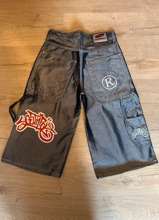 Short en jean baggy shiny gris brillant southpole vintage, brand: Southpole, condizioni: Ottime, taglia: IT 38 | W28, €50.00, €53.20 include la Protezione acquisti