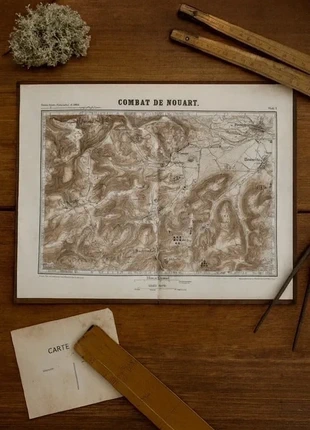 Carte historique “Combat de Nouart” (1870-71), état: Très bon état, 35,50 €, 37,98 € Protection acheteurs incluse