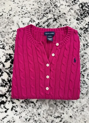 Pull Torsadé Cardigan Ralph Lauren | Classic Cable Knit Sweater | Vintage Chic, marque: Ralph Lauren, état: Très bon état, taille: XS / 34 / 6, 59,00 €, 62,65 € Protection acheteurs incluse