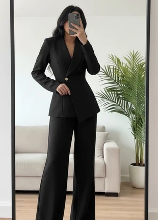 Ensemble Tailleur Pantalon Croisé Élégant - Taille M, marque: LOOK, état: Neuf sans étiquette, taille: M / 38 / 10, 54,90 €, 58,35 € Protection acheteurs incluse