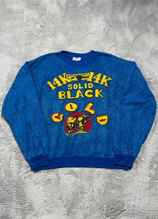 Vintage Joinus 14K Solid Black Gold Sweater Blauw – Maat M, merk: Joinus, staat: Heel goed, maat: M, € 20,50, € 22,23 inclusief Kopersbescherming