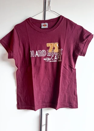Hard Rock Cafe Buenos Aires T-Shirt 71 | Maglietta Bordeaux Originale – Taglia M – Collezione Rara, brand: Hard Rock, condizioni: Ottime, taglia: M / IT 42 / EU 38, €8.00, €9.10 include la Protezione acquisti