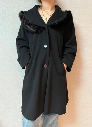 Manteau long vintage taille 42/44., marque: Weinberg, état: Très bon état, taille: XL / 42 / 14, 30,00 €, 32,20 € Protection acheteurs (Pro) incluse