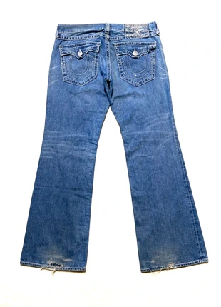💫vintage y2k year 2000’s True Religion Billy big T baggy flared denim jeans💫(BB10), marque: True Religion, état: Très bon état, taille: W36 | FR 46, 49,99 €, 53,19 € Protection acheteurs (Pro) incluse