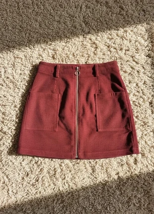 Jupe en velours côtelé bordeaux, brand: CandyNova, condition: Very good, size: S / 36 / 8, €29.99, €32.19 includes Buyer Protection