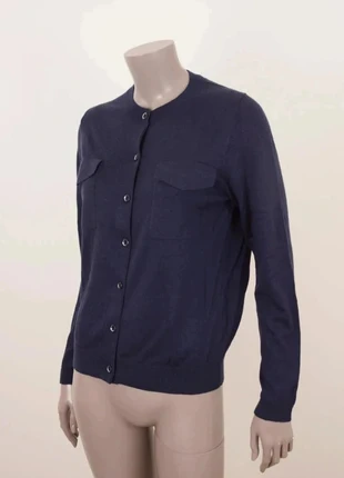 Gilet femme Burton of London – bleu marine – laine et viscose – taille L (40/42), marque: BURTON of London, état: Très bon état, taille: L / 40 / 12, 30,00 €, 32,20 € Protection acheteurs incluse