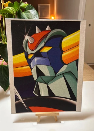 Toile décorative Goldorak 🪐 24x30cm, merk: Goldorak, staat: Heel goed, € 6,40, € 7,42 inclusief Kopersbescherming