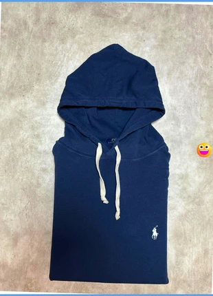 Sweat à capuche / hoodie / pull à capuche Ralph Lauren bleu marine logo blanc taille M femme, brand: Ralph Lauren, condition: Very good, size: M, €45.00, €47.95 includes Buyer Protection Pro