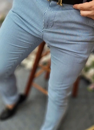 Classico pantalone chino jeans a righe bianche blu Carlo Chionna 9.2 Jeckerson W32 slim fit, marque: Jeckerson, état: Neuf sans étiquette, taille: W31 | FR 40, 15,00 €, 16,45 € Protection acheteurs incluse