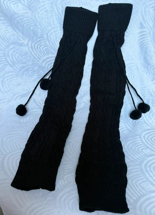 Jambiers Hautes noires avec pompons, état: Neuf sans étiquette, taille: Taille unique, 45,50 €, 48,48 € Protection acheteurs (Pro) incluse