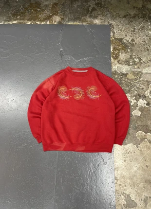 Sweat USA rouge brodé graphique Vintage, brand: Vintage Dressing, condition: Good, size: XS / 34 / 6, €12.00, €13.30 includes Buyer Protection Pro