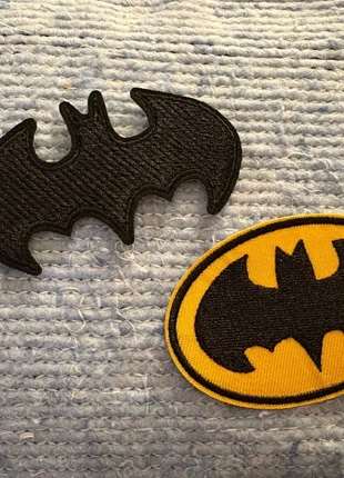 Lot de 2 écussons thermocollant Batman, marca: Batman, estado: Muito bom, €5.00, €5.95 inclui Proteção do Comprador Pro