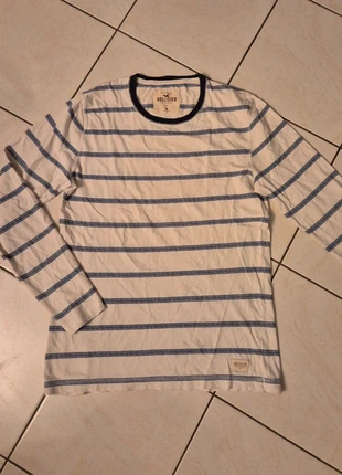 T-shirt manches longues Hollister marinière, marque: Hollister, état: Très bon état, taille: M, 2,50 €, 3,33 € Protection acheteurs incluse