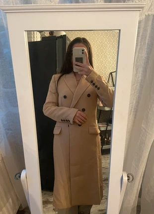 ZARA beiger Mantel Gr. 34 – klassisch & elegant, neu, marque: Zara, état: Neuf sans étiquette, taille: XS / 34 / 6, 30,00 €, 32,20 € Protection acheteurs incluse