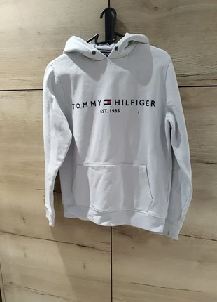 Sweat à capuche Tommy Hilfiger blanc Taille S, brand: Tommy Hilfiger, condition: Good, size: S, €15.00, €16.45 includes Buyer Protection