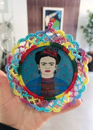 Frida kahlo decoração crochê, brand: Frida Kahlo, condizioni: Nuovo con cartellino, €1.50, €2.28 include la Protezione acquisti