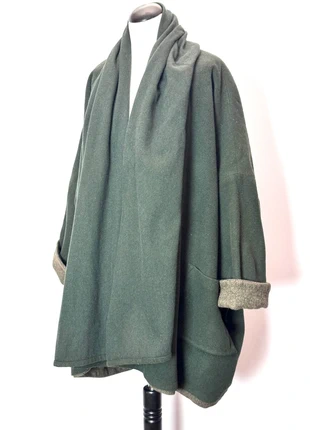 Tale N°3 – Wool Cape Coat – Made in Italy – One Size, marque: tale 3, état: Très bon état, taille: Taille unique, 39,00 €, 41,65 € Protection acheteurs incluse
