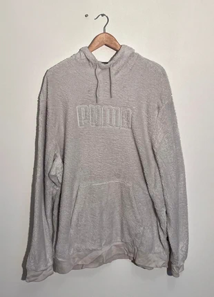 Polaire / sweat à capuche Puma blanc - XL Homme, marque: Puma, état: Très bon état, taille: XL, 10,00 €, 11,20 € Protection acheteurs incluse