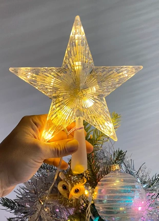 Christmas Tree top STAR decoration, brand: Top Star, condizioni: Nuovo senza cartellino, €8.00, €9.10 include la Protezione acquisti