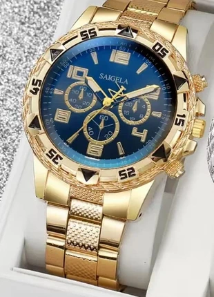 montre couleur or, marque: Rich, état: Neuf avec étiquette, taille: 47 mm et plus, 20,00 €, 21,70 € Protection acheteurs incluse