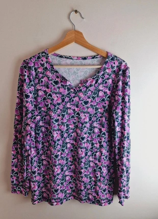 Womens Talbots y2k Purple Heart Long Sleeve Top Shirt Blouse Tshirt L, brand: Talbots, condition: Good, size: M / UK 12-14, £15.00, £16.45 includes Buyer Protection Pro