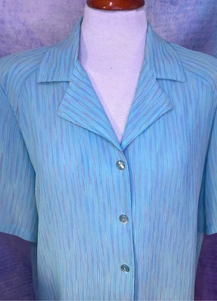 Blusa con rayas verticales multicolor – Talla XXL (Santi RQ), marque: Santi RQ, état: Très bon état, taille: XXL / 44 / 16, 5,00 €, 5,95 € Protection acheteurs incluse