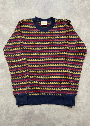 Pull papy ethnique Vintage - Style coogi - Old school 90’s Retro - Taille S | P15, merk: Vintage Dressing, staat: Goed, maat: S, € 8,00, € 9,10 inclusief Kopersbescherming