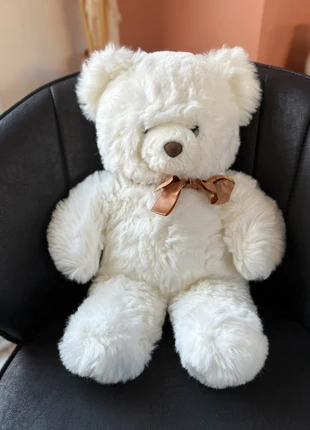 🧸 Ours en peluche blanc crème – Taille moyenne, merk: King Jouet, staat: Heel goed, maat: Universeel, € 5,00, € 5,95 inclusief Kopersbescherming