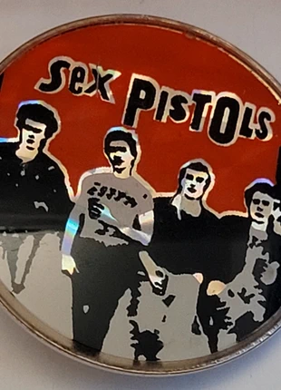 Rare original vintage badge épingle Sex Pistols UK punk Sid Vicious, brand: Sex Pistols, condizioni: Ottime, €13.00, €14.35 include la Protezione acquisti