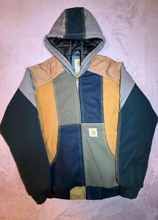 Jacket Carhartt Bomber Harrington Vintage Detroit Monogram 90’s Leather Patchwork, marque: Carhartt, état: Très bon état, taille: M, 53,90 €, 57,30 € Protection acheteurs incluse