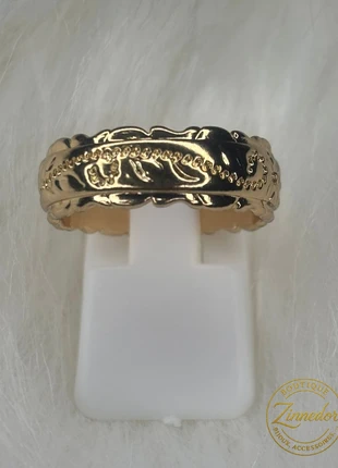 Bague dorée motif feuillage (BA054), marque: Articles, état: Neuf sans étiquette, 5,00 €, 5,95 € Protection acheteurs (Pro) incluse