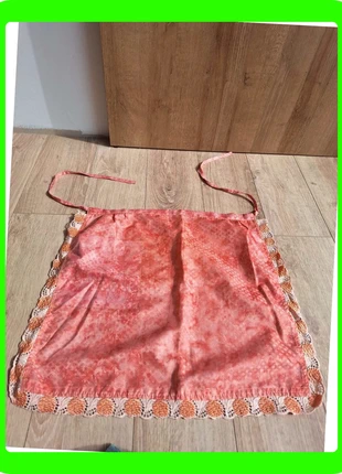 Tablier de cuisine vintage rose à dentelle, état: Très bon état, 3,00 €, 3,85 € Protection acheteurs (Pro) incluse