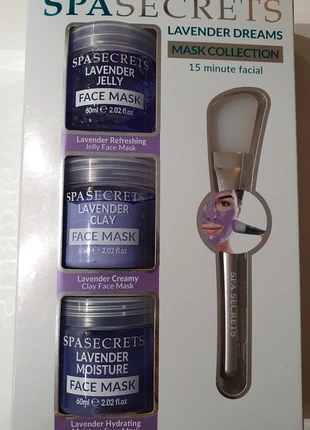 Coffret 3 masques visage à la lavende, condizioni: Nuovo con cartellino, €3.00, €3.85 include la Protezione acquisti