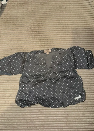 🖤 Chemisier/Blouse Bébé à Pois Blancs - Justine et Léa - 6 Mois 🖤, brand: Justine et Léa, condition: Very good, size: 3-6 months / 62 cm, €4.00, €4.90 includes Buyer Protection