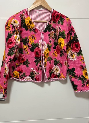 Superbe Veste en coton matelassé – Fait main – Pièce unique, marque: Vintage Dressing, état: Neuf sans étiquette, taille: M / 38 / 10, 70,00 €, 74,20 € Protection acheteurs incluse