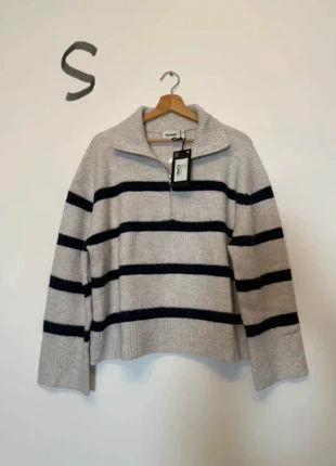(new with tag) Wool pull half-zip quarter-zip S oversized, marke: Weekday, zustand: Neu, mit Etikett, größe: S / 36 / 8, 39,00 €, 41,65 € beinhaltet Vinted-Käuferschutz Pro
