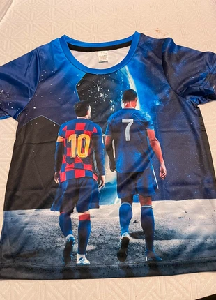 Dark blue ronaldo and Messi top 5-6 years. Brand new, condition: New with tags, size: 5 years / 110 cm, £5.00, £5.70 includes Buyer Protection
