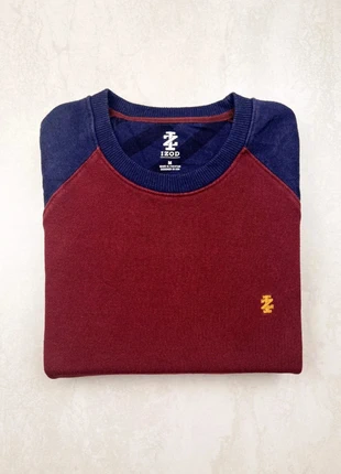 Sweat/pull sans capuche Izod bordeaux et marine, Taille M, Très bon état, marque: IZOD, état: Très bon état, taille: M, 12,00 €, 13,30 € Protection acheteurs incluse