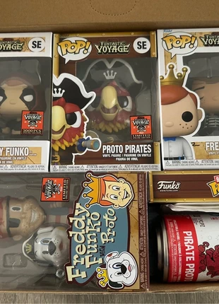 Funko funtastic voyage box of fun proto pirates parrot zartan elvis pop wacky bitty pop soda freddy, condition: Good, size: One size, €60.00, €63.70 includes Buyer Protection