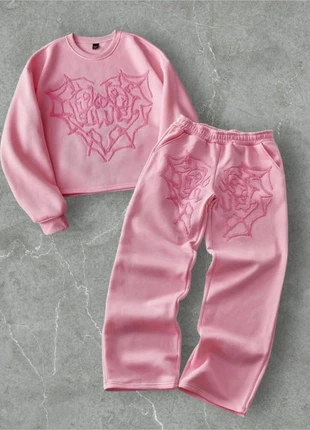 Ensemble Survêtement/Jogging Rose Homme Vintage Streetwear Casual Gothique y2k - Taille M, merk: Vintage, staat: Heel goed, maat: M, € 69,99, € 74,19 inclusief Kopersbescherming