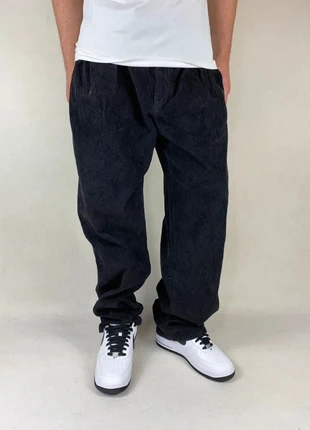 Pantalon en velours Vintage Coupe droite straight 100% Pure Coton Couleur Noir Taille FR46, brand: Vintage Dressing, condizioni: Buone, taglia: IT 46 | W36, €15.00, €16.45 include la Protezione acquisti Pro