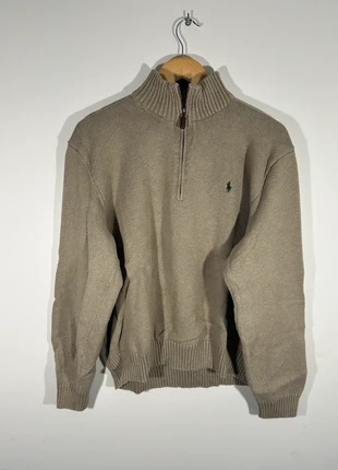 Pull Ralph Lauren half zip beige, marque: Ralph Lauren, état: Bon état, taille: XL, 45,00 €, 47,95 € Protection acheteurs (Pro) incluse