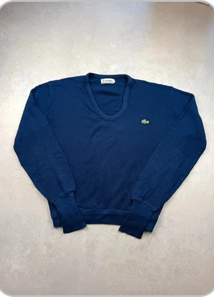 Pull Sweat col V vintage Lacoste Izod bleu/marine taille M, marque: Lacoste, état: Très bon état, taille: M, 17,90 €, 19,50 € Protection acheteurs incluse