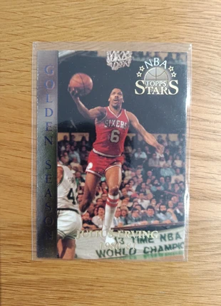 Julius Erving Topps stars Golden Season 1996 #65, marca: Topps, estado: Muito bom, €2.50, €3.33 inclui Proteção do Comprador