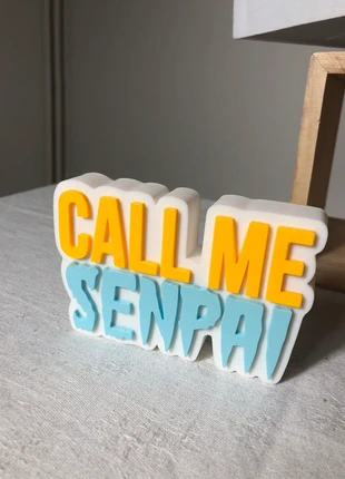 Figurine Call me senpai manga logo figure, brand: Otaku, condition: Very good, size: Preemie, up to 44cm, €8.00, €9.10 includes Buyer Protection Pro