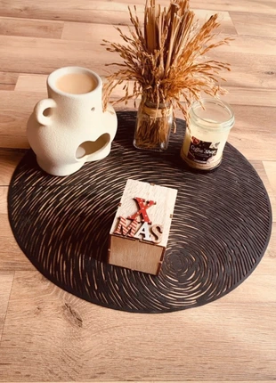 Bougeoir de noël en bois Xmas rouge 6,5x9cm - Sans marque, état: Très bon état, 2,00 €, 2,80 € Protection acheteurs incluse