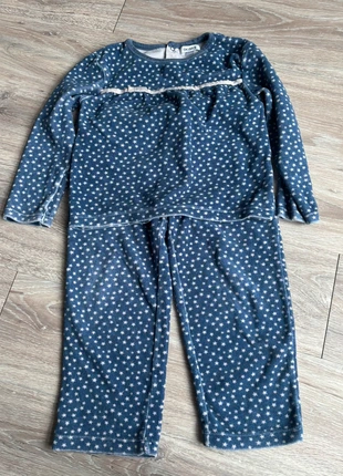 Pyjama Okaïdi 4 ans bleu à étoiles – chaud et confortable, brand: Okaïdi, condition: Very good, size: 4 years / 104 cm, €1.00, €1.75 includes Buyer Protection